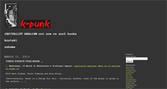 Desktop Screenshot of k-punk.abstractdynamics.org